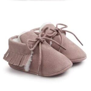 FURRY BABY MOCCASINS